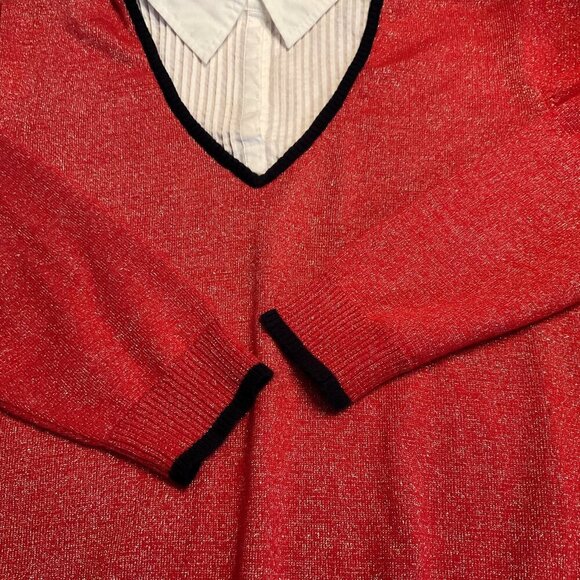 VINTAGE C. D. DANIELS 2 IN 1 SHIMMER PLUS TOP GREAT CONDITION - Picture 8 of 10